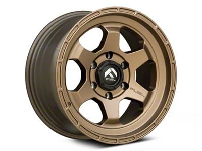 Fuel Wheels Shok Matte Bronze 6-Lug Wheel; 17x9; -12mm Offset (03-09 4Runner)