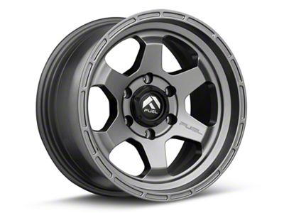 Fuel Wheels Shok Matte Gunmetal 6-Lug Wheel; 17x9; -12mm Offset (03-09 4Runner)