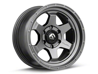 Fuel Wheels Shok Matte Gunmetal 6-Lug Wheel; 17x9; 1mm Offset (03-09 4Runner)