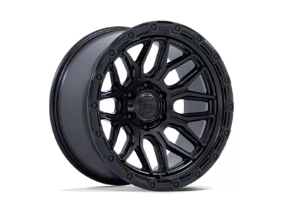 Fuel Wheels Surge Matte Black with Gloss Black Lip 6-Lug Wheel; 17x9; -12mm Offset (03-09 4Runner)