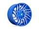 Fuel Wheels Typhoon Anodized Blue Milled 6-Lug Wheel; 22x12; -44mm Offset (03-09 4Runner)