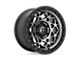 Fuel Wheels Unit Gunmetal with Matte Black Ring 6-Lug Wheel; 17x9; -12mm Offset (03-09 4Runner)