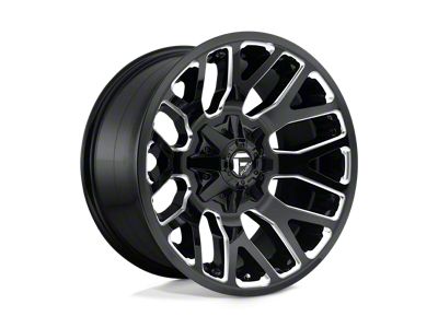 Fuel Wheels Warrior Gloss Black Milled 6-Lug Wheel; 20x10; -18mm Offset (03-09 4Runner)