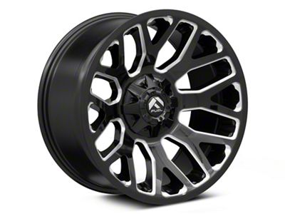 Fuel Wheels Warrior Gloss Black Milled 6-Lug Wheel; 20x9; 20mm Offset (03-09 4Runner)