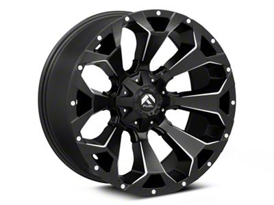 Fuel Wheels Assault Matte Black Milled 6-Lug Wheel; 22x10; -22mm Offset (03-09 4Runner)