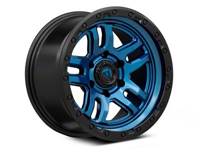 Fuel Wheels Ammo Gloss Blue with Black Bead Ring 6-Lug Wheel; 20x10; -18mm Offset (04-15 Titan)