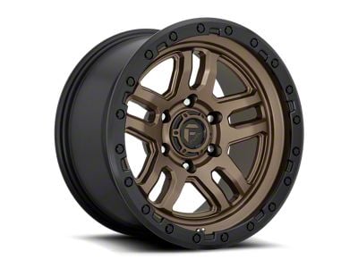 Fuel Wheels Ammo Matte Bronze with Black Bead Ring 6-Lug Wheel; 18x9; -12mm Offset (04-15 Titan)