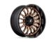 Fuel Wheels Arc Platinum Bronze with Black Lip 6-Lug Wheel; 22x10; -18mm Offset (04-15 Titan)