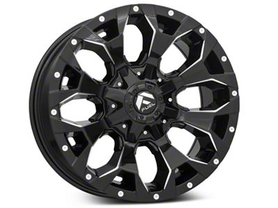 Fuel Wheels Assault Gloss Black Milled 6-Lug Wheel; 18x9; 1mm Offset (04-15 Titan)