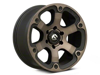 Fuel Wheels Beast Matte Black Double Dark Tint 6-Lug Wheel; 18x9; 19mm Offset (04-15 Titan)