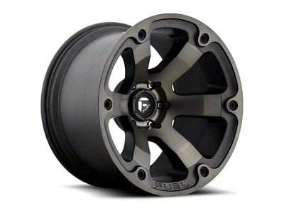 Fuel Wheels Beast Matte Black with Double Dark Tint 6-Lug Wheel; 20x9; 19mm Offset (04-15 Titan)