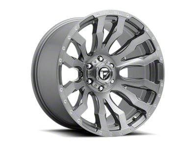 Fuel Wheels Blitz Brushed Gunmetal 6-Lug Wheel; 18x9; 1mm Offset (04-15 Titan)