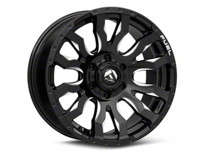 Fuel Wheels Blitz Gloss Black Milled 6-Lug Wheel; 18x9; -12mm Offset (04-15 Titan)