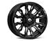 Fuel Wheels Blitz Gloss Black Milled 6-Lug Wheel; 18x9; -12mm Offset (04-15 Titan)