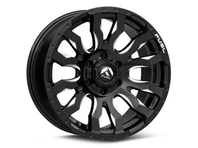 Fuel Wheels Blitz Gloss Black Milled 6-Lug Wheel; 20x12; -44mm Offset (04-15 Titan)