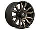 Fuel Wheels Blitz Matte Black Double Dark Tint 6-Lug Wheel; 18x9; 1mm Offset (04-15 Titan)