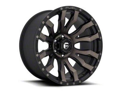 Fuel Wheels Blitz Matte Black Double Dark Tint 6-Lug Wheel; 20x12; -44mm Offset (04-15 Titan)