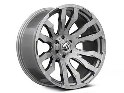 Fuel Wheels Blitz Platinum Brushed Gunmetal 6-Lug Wheel; 20x9; 20mm Offset (04-15 Titan)