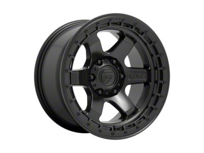 Fuel Wheels Block Matte Black 6-Lug Wheel; 18x9; 20mm Offset (04-15 Titan)