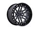 Fuel Wheels Celsius Matte Gunmetal with Matte Black Lip 6-Lug Wheel; 20x9; 20mm Offset (04-15 Titan)