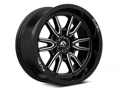 Fuel Wheels Clash Gloss Black Milled 6-Lug Wheel; 20x10; -18mm Offset (04-15 Titan)