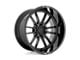 Fuel Wheels Clash Gloss Black 6-Lug Wheel; 22x12; -44mm Offset (04-15 Titan)