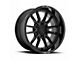 Fuel Wheels Clash Gloss Black 6-Lug Wheel; 24x12; -44mm Offset (04-15 Titan)