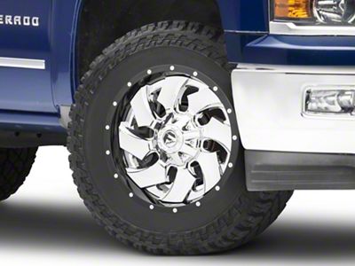 Fuel Wheels Cleaver Chrome 6-Lug Wheel; 20x10; -19mm Offset (04-15 Titan)