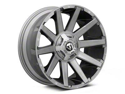 Fuel Wheels Contra Platinum Brushed Gunmetal 6-Lug Wheel; 20x9; 19mm Offset (04-15 Titan)