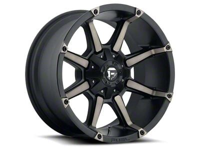 Fuel Wheels Coupler Matte Black with Double Dark Tint 6-Lug Wheel; 20x9; 20mm Offset (04-15 Titan)