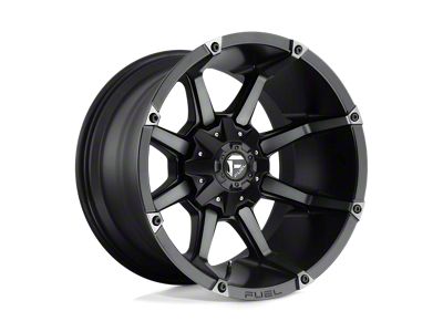 Fuel Wheels Coupler Matte Black Double Dark Tint 6-Lug Wheel; 20x10; -18mm Offset (04-15 Titan)