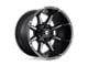 Fuel Wheels Coupler Matte Black Double Dark Tint 6-Lug Wheel; 20x10; -18mm Offset (04-15 Titan)