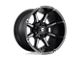 Fuel Wheels Coupler Matte Black Double Dark Tint 6-Lug Wheel; 20x9; 19mm Offset (04-15 Titan)