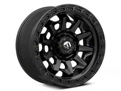 Fuel Wheels Covert Matte Black 6-Lug Wheel; 18x9; 20mm Offset (04-15 Titan)