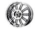 Fuel Wheels Cyclone Matte Machined Double Dark Tint 6-Lug Wheel; 20x10; -18mm Offset (04-15 Titan)