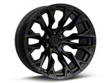 Fuel Wheels Flame Blackout 6-Lug Wheel; 22x12; -44mm Offset (04-15 Titan)