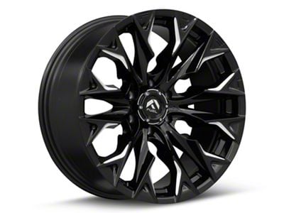 Fuel Wheels Flame Gloss Black Milled 6-Lug Wheel; 20x9; 1mm Offset (04-15 Titan)