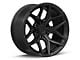 Fuel Wheels Flux Blackout 6-Lug Wheel; 22x12; -44mm Offset (04-15 Titan)