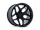 Fuel Wheels Flux Gloss Black 6-Lug Wheel; 22x10; -18mm Offset (04-15 Titan)