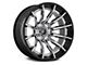 Fuel Wheels Fusion Forged Burn Chrome with Gloss Black Lip 6-Lug Wheel; 22x12; -44mm Offset (04-15 Titan)