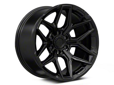 Fuel Wheels Fusion Forged Flux Gloss Black 6-Lug Wheel; 18x9; 1mm Offset (04-15 Titan)