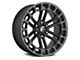 Fuel Wheels Heater Matte Black Double Dark Tint Machined 6-Lug Wheel; 20x9; 1mm Offset (04-15 Titan)