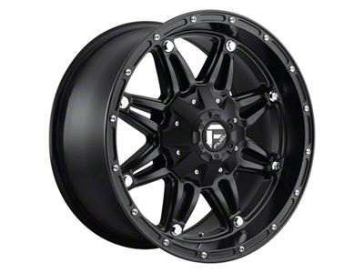 Fuel Wheels Hostage Matte Black 6-Lug Wheel; 18x9; 1mm Offset (04-15 Titan)