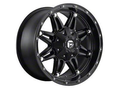 Fuel Wheels Hostage Matte Black 6-Lug Wheel; 20x9; 1mm Offset (04-15 Titan)