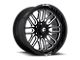 Fuel Wheels Ignite Gloss Black Milled 6-Lug Wheel; 20x10; -19mm Offset (04-15 Titan)