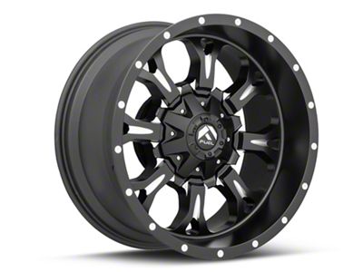 Fuel Wheels Krank Matte Black Milled 6-Lug Wheel; 20x10; -24mm Offset (04-15 Titan)