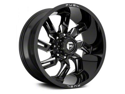 Fuel Wheels Lockdown Gloss Black Milled 6-Lug Wheel; 20x10; -18mm Offset (04-15 Titan)