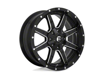 Fuel Wheels Maverick Gloss Black Milled 6-Lug Wheel; 22x10; -24mm Offset (04-15 Titan)