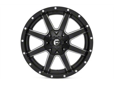 Fuel Wheels Maverick Matte Black Milled 6-Lug Wheel; 20x9; 20mm Offset (04-15 Titan)