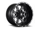 Fuel Wheels Maverick Matte Black Milled 6-Lug Wheel; 22x10; -24mm Offset (04-15 Titan)